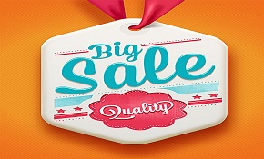 creative big sale  lable vector